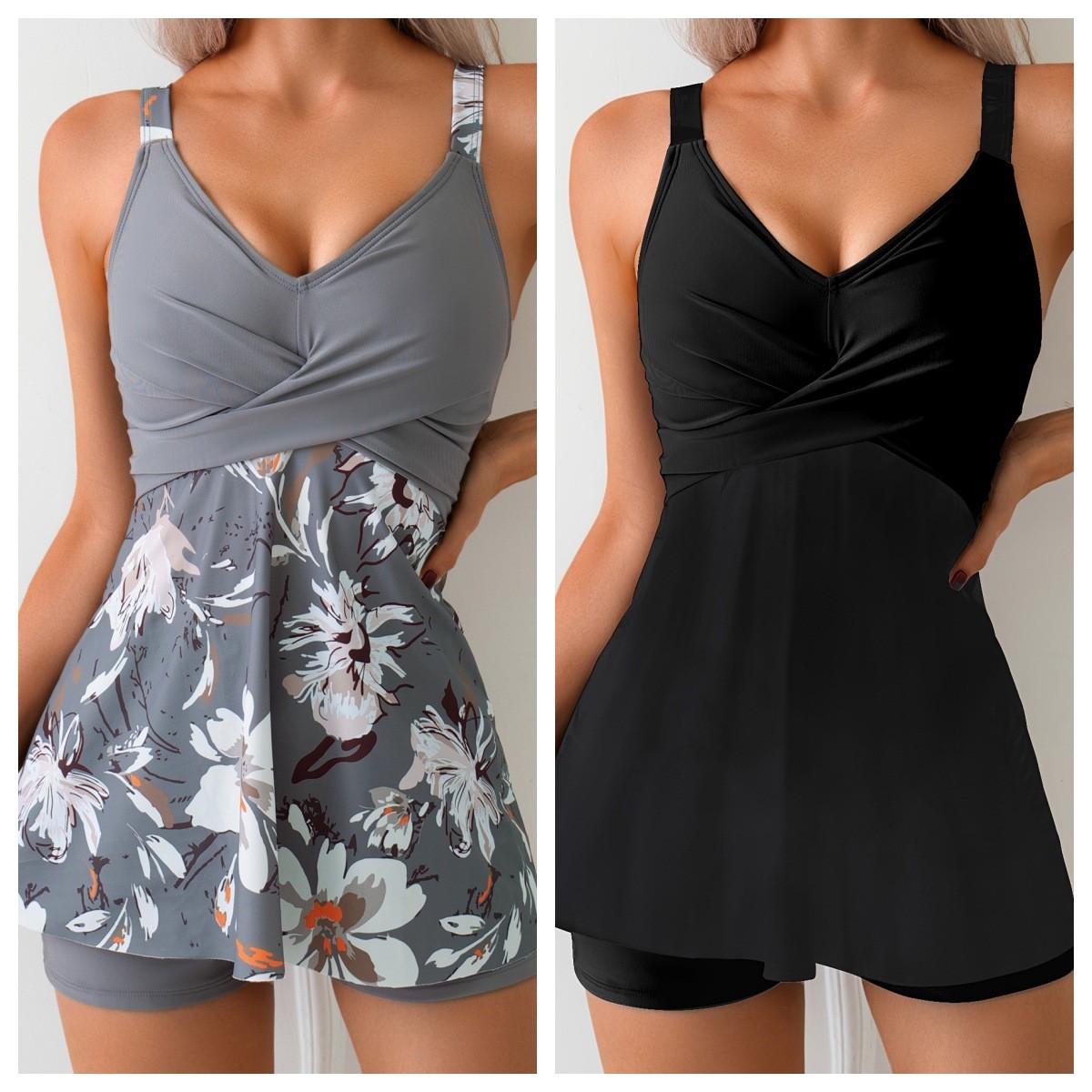 Shorts - Tankini Y2K da Donna Retrò con
