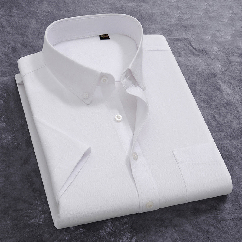 Oxford Cotton Casual Shirt Business - Camicia Oxford da uomo in cotone