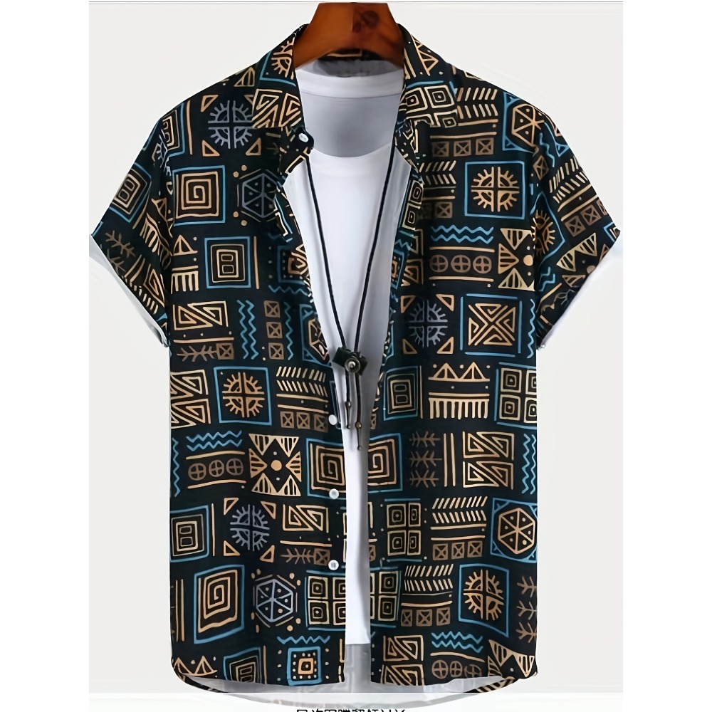 Vintage Hawaiian Floral Shirt - Camicia Hawaiana da Uomo in Tessuto