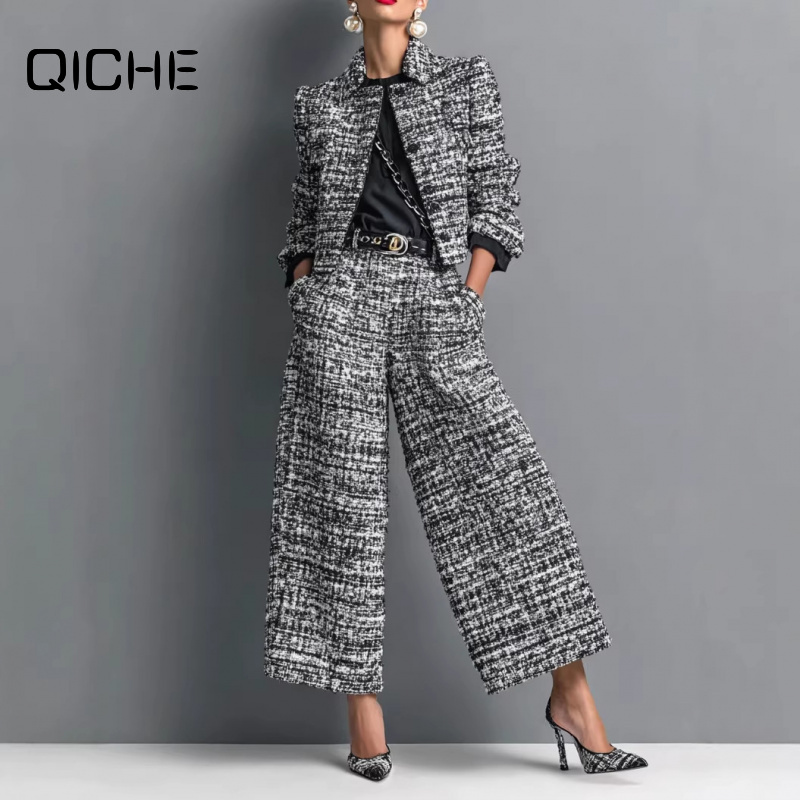 Jackets - QICHE Nuovo Set Coordinato Europeo da