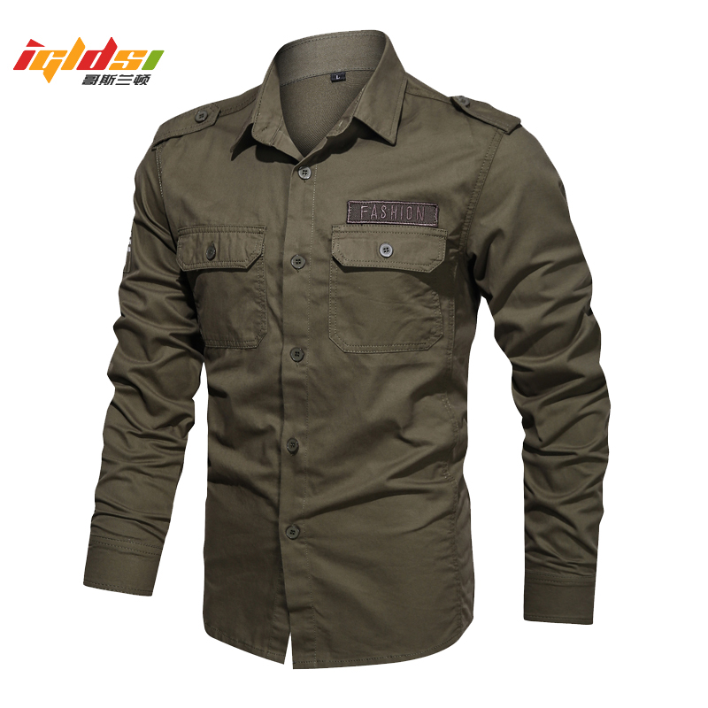 Tactical Military Shirt Cargo - Camicie Cargo per uomo camicie tattiche