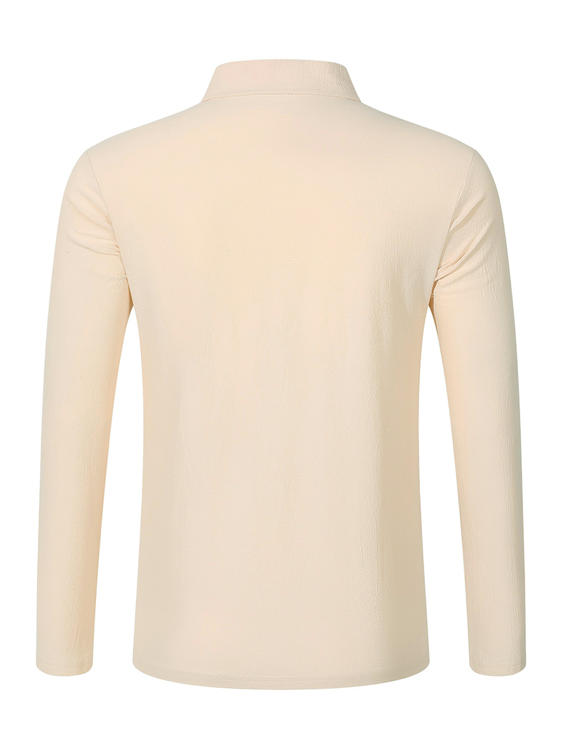 Polo a maniche lunghe da uomo  - Mens Linen Shirt Long Sleeve recensione e prezzo
