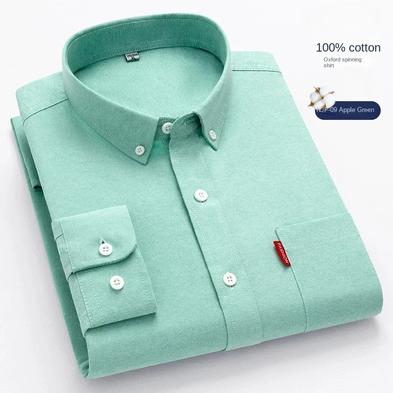 Camicia a maniche lunghe da uo - Oxford Cotton Casual Shirt Business recensione e prezzo