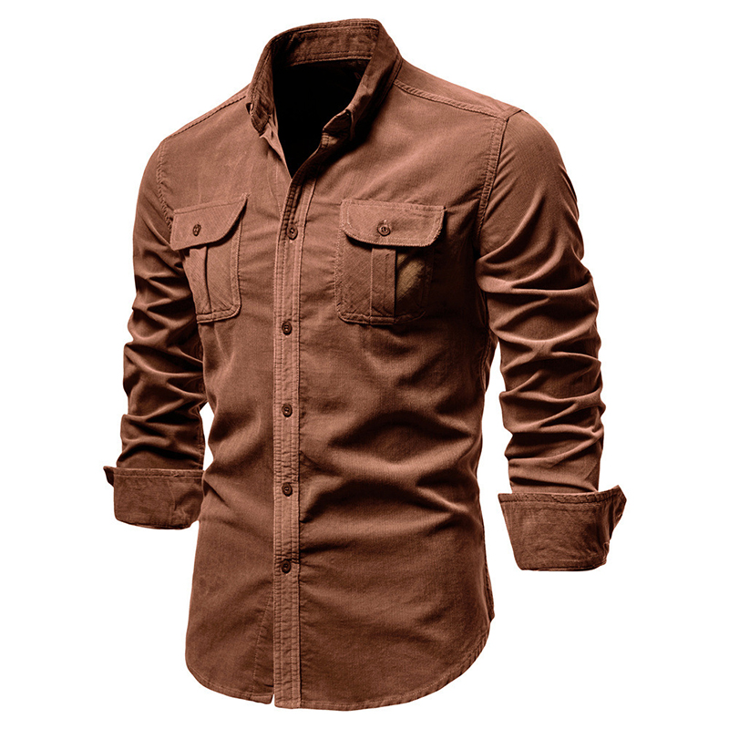 Camicia vintage in velluto a c - Corduroy Button Up Shirt Men recensione e prezzo