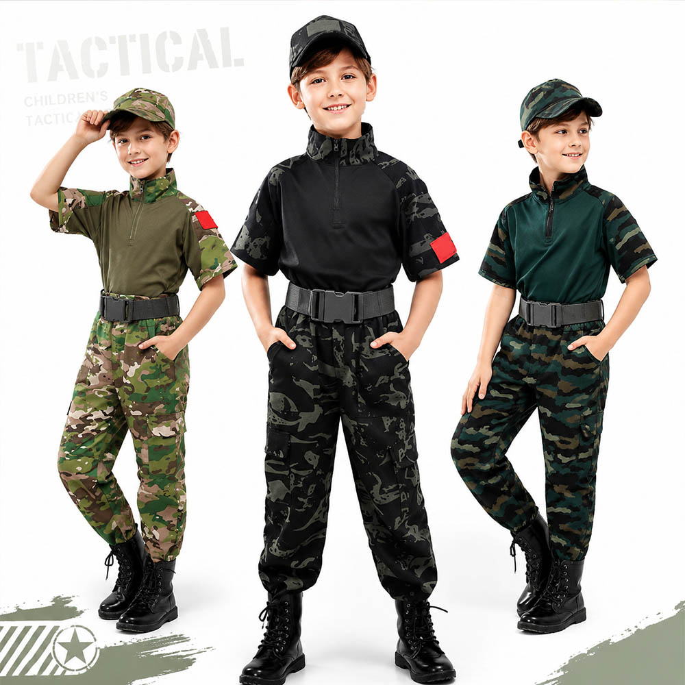 Tuta mimetica tattica per bamb - Tactical Military Shirt Cargo recensione e prezzo