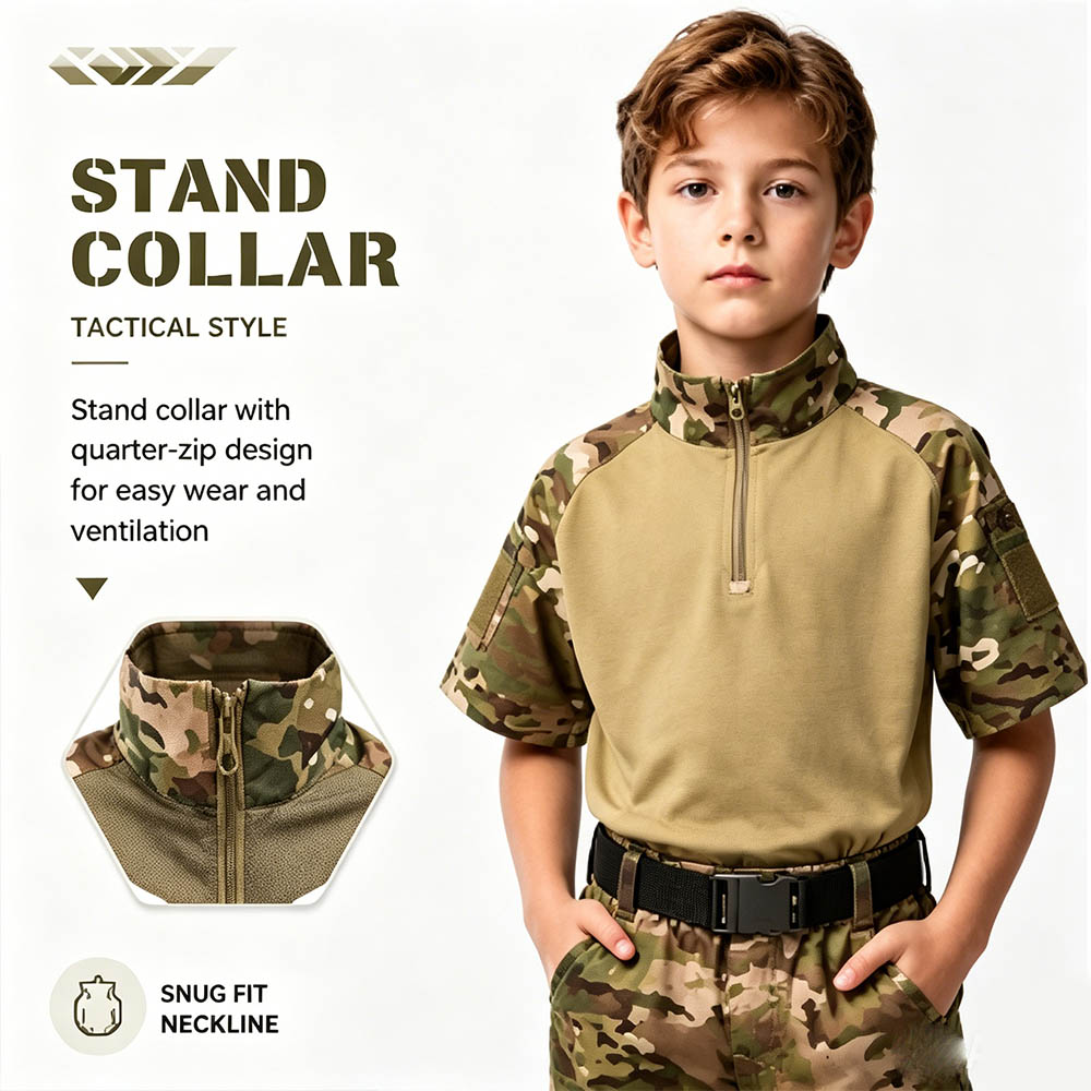 Tuta mimetica tattica per bamb - Tactical Military Shirt Cargo recensione e prezzo
