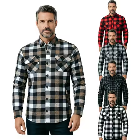 Camicia a Quadri Pesante Stile - Flannel Plaid Shirt Heavy Weight recensione e prezzo