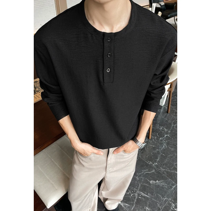Camicia Casual da Uomo in Fint - Mens Linen Shirt Long Sleeve recensione e prezzo