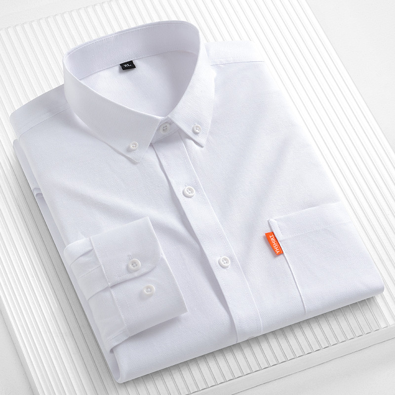 Camicia da lavoro da uomo in p - Oxford Cotton Casual Shirt Business recensione e prezzo