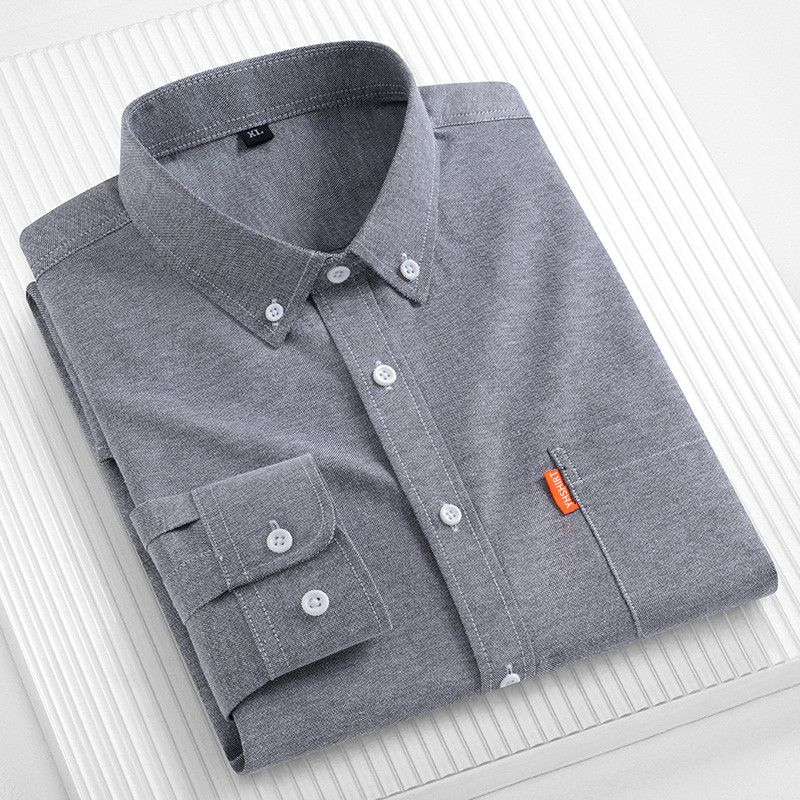 Camicia da lavoro da uomo in p - Oxford Cotton Casual Shirt Business recensione e prezzo