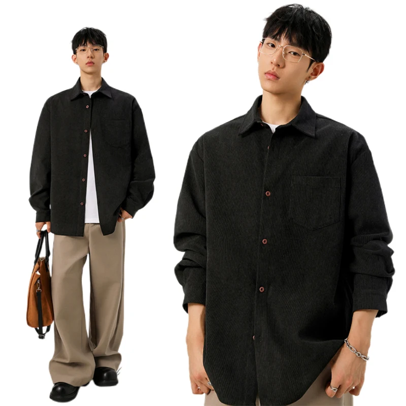 Camicia da uomo in velluto a c - Corduroy Button Up Shirt Men recensione e prezzo
