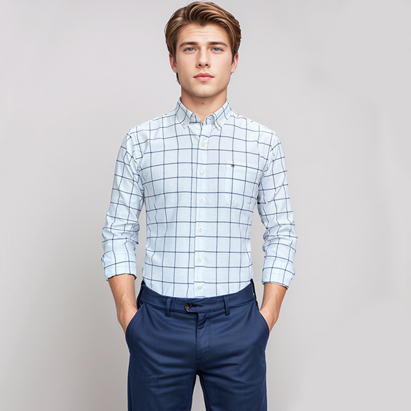 Camicia da uomo in cotone 100% - Oxford Cotton Casual Shirt Business recensione e prezzo