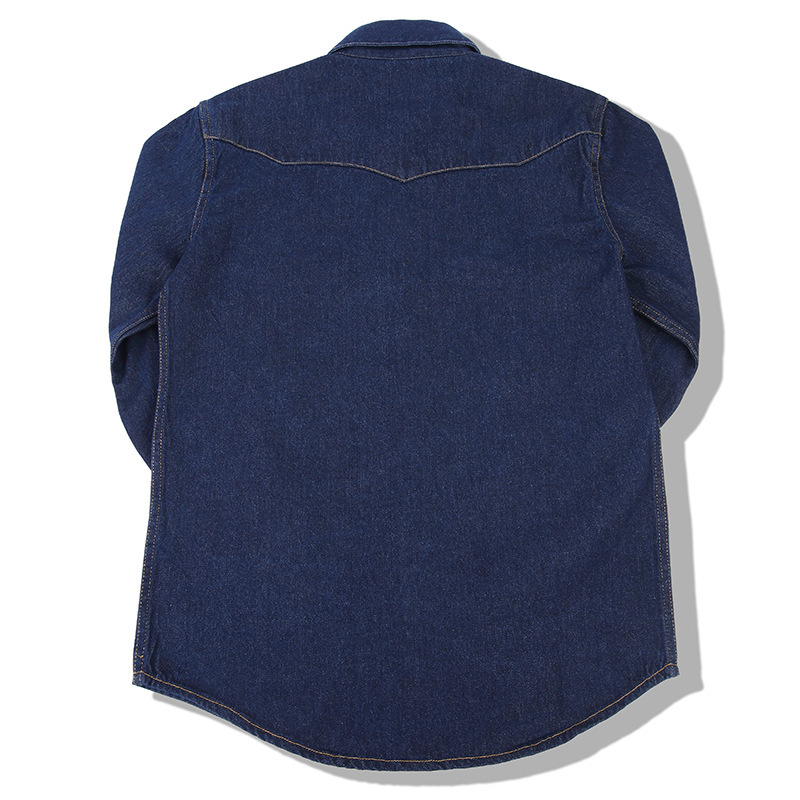 Camicia in Denim Vintage Ameri - Mens Western Denim Pearl Snap Shirt recensione e prezzo