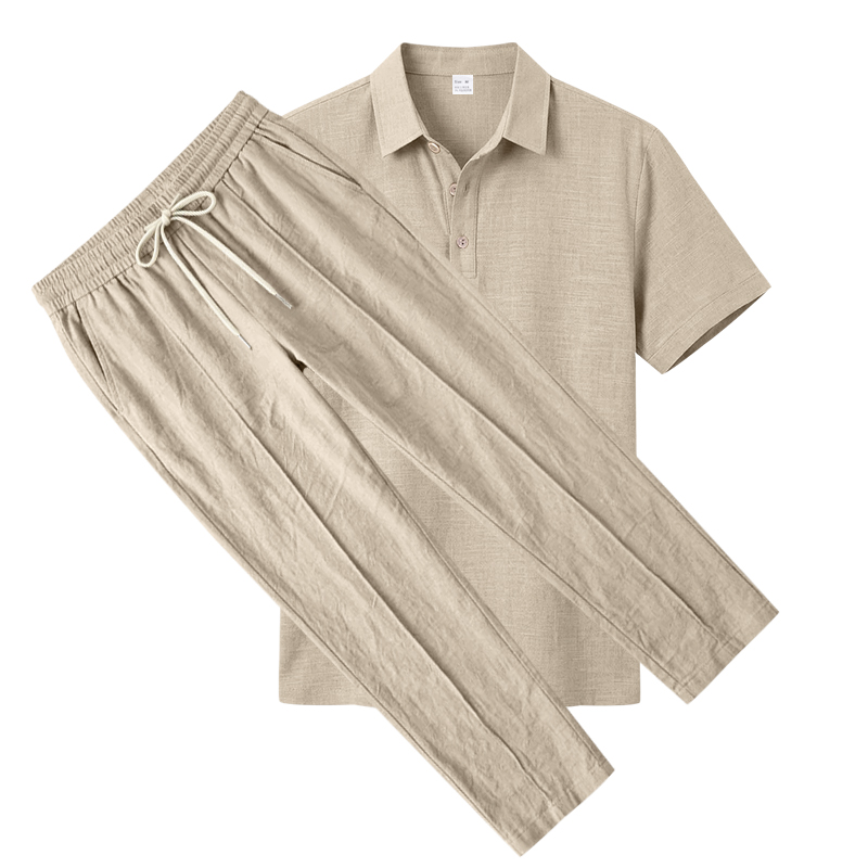 Completo da uomo 2 pezzi: Polo - Mens Linen Shirt Long Sleeve recensione e prezzo