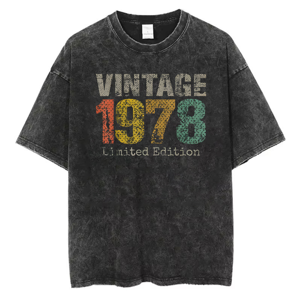 T-shirt Edizione Limitata 1978 - Acid Wash Vintage Graphic T Shirt recensione e prezzo