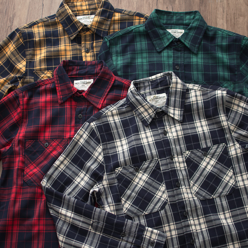 Autunno New American Retro 300 - Flannel Plaid Shirt Heavy Weight recensione e prezzo